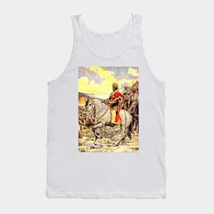 Menelik II of Ethiopia, Battle of Adwa, illustration (C036/6546) Tank Top